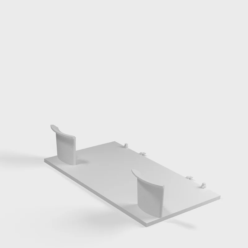 Support de casque pratique avec gestion intégrée des câbles