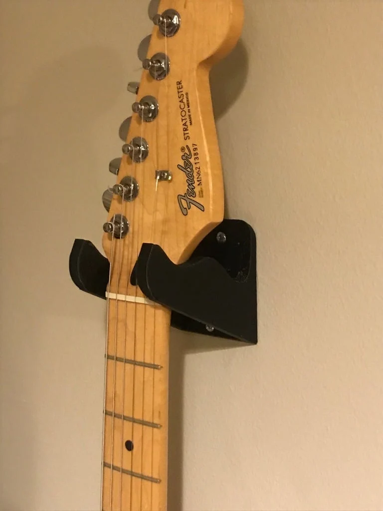 Support mural robuste pour guitare et basse