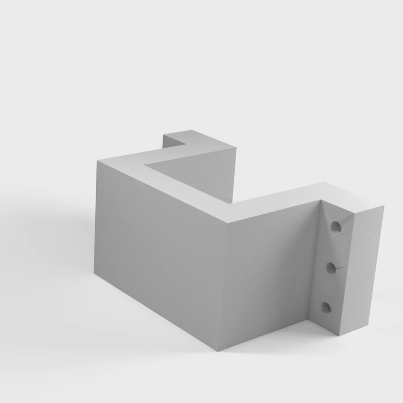 Support fonctionnel pour rail d'alimentation avec 12 prises