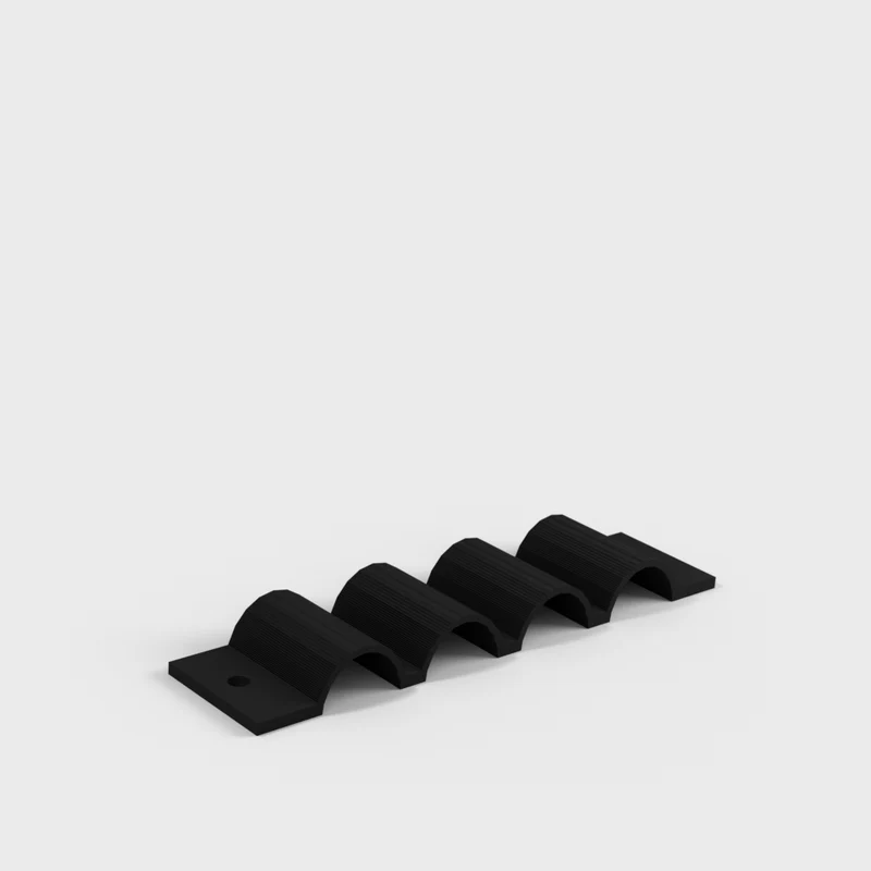 Support de câble avec 4 canaux pour bureau