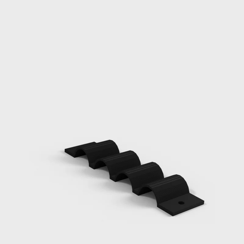 Support de câble avec 4 canaux pour bureau