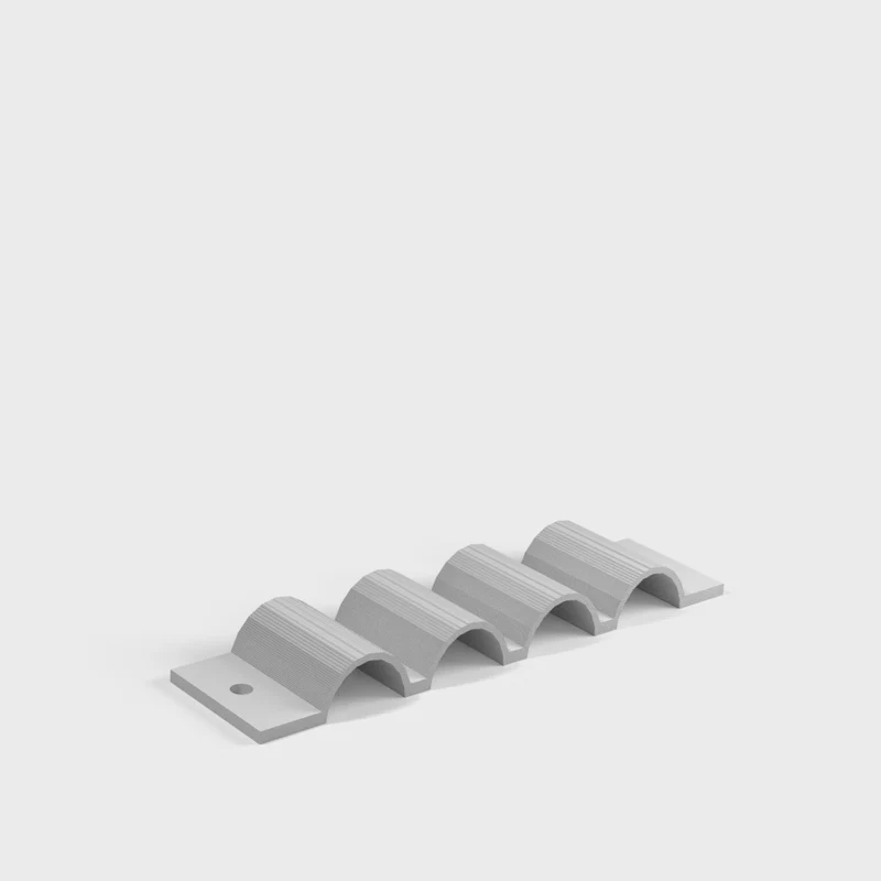 Support de câble avec 4 canaux pour bureau