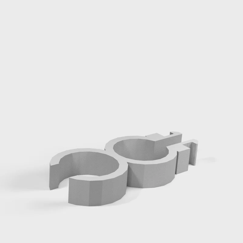 Klip de câble 3/8' pour extrusion 2020