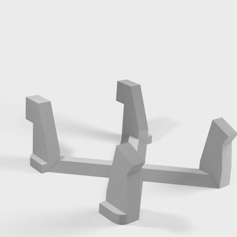 Support de panneau perforé pour bobines de fil - Rangement efficace