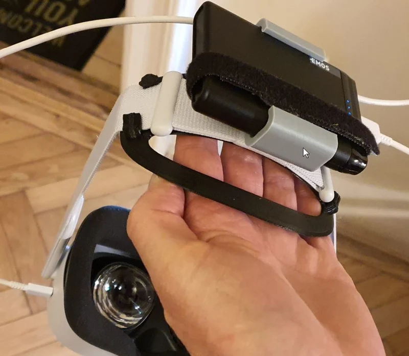 Support de batterie pour Oculus Quest 2 - Confort et temps de jeu améliorés