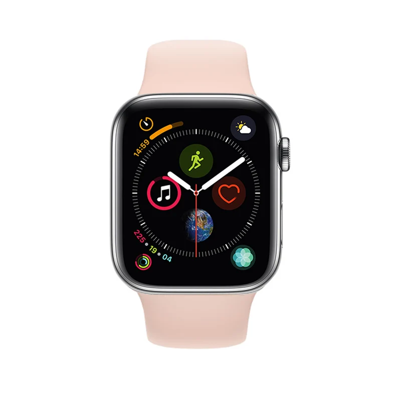 Apple Watch Series 4 Boîtier en acier inoxydable 44mm - Argent