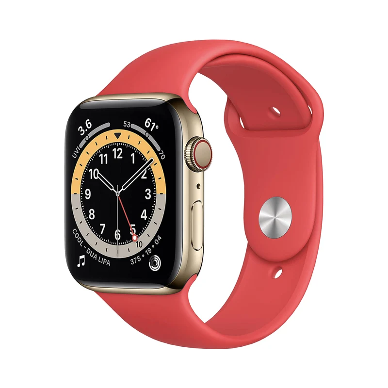 Apple Watch Series 6 Boîtier en acier inoxydable 44mm - Or