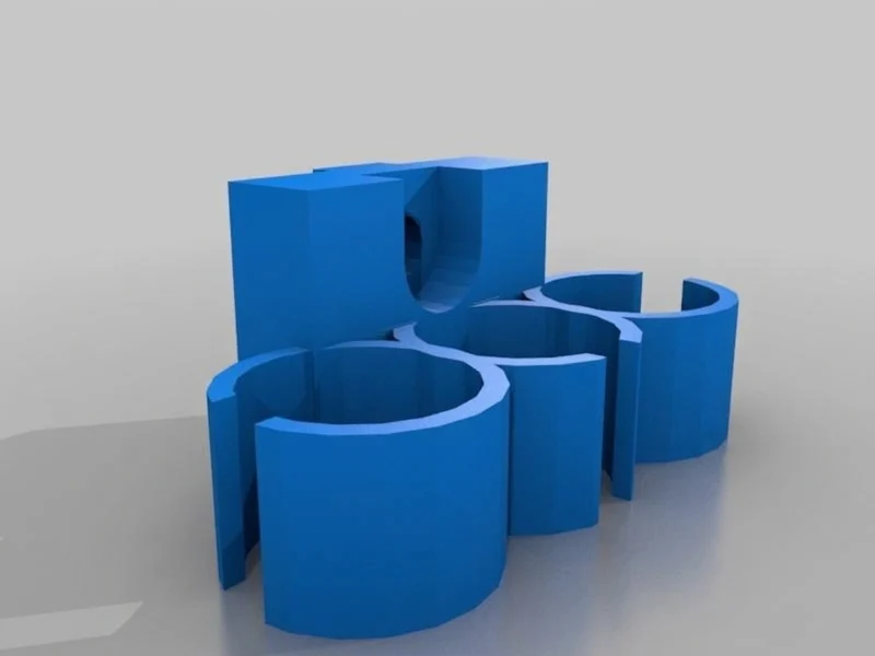 Support de câble à trois voies pour une organisation optimale des câbles