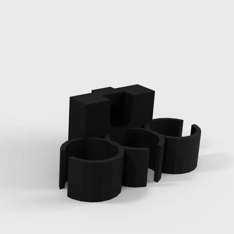 Support de câble à trois voies pour une organisation optimale des câbles