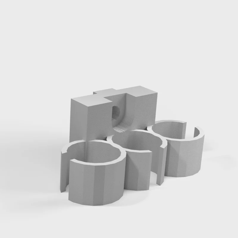 Support de câble à trois voies pour une organisation optimale des câbles