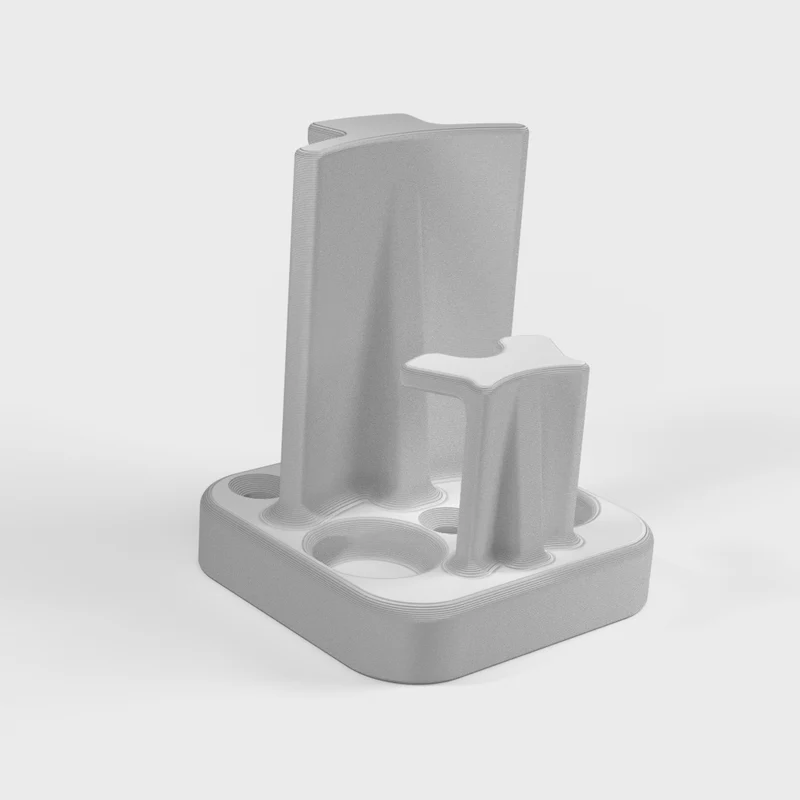 Support de casque avec gestion des câbles et emplacement pour dongle USB