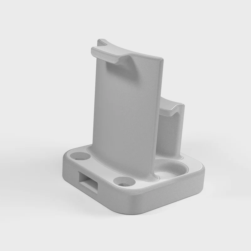 Support de casque avec gestion des câbles et emplacement pour dongle USB