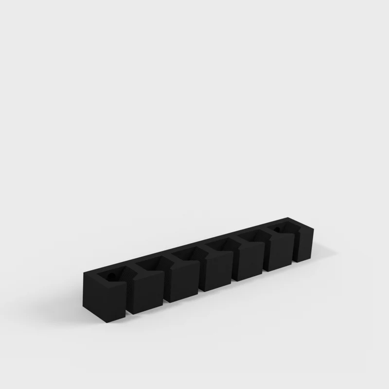 Support de câble pour 6 câbles (155 x 20 mm)