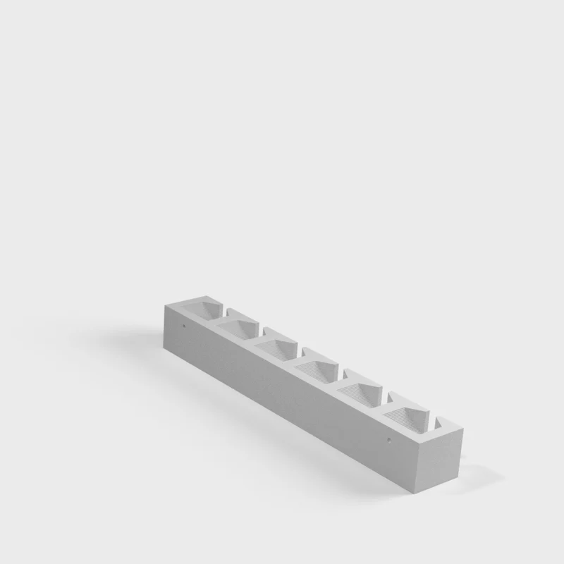 Support de câble pour 6 câbles (155 x 20 mm)