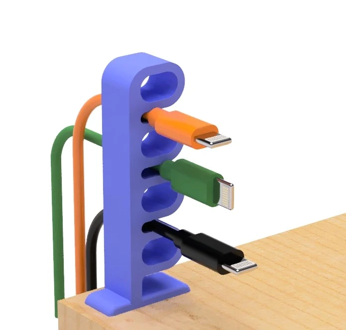 Support de câble USB en forme d'anneau