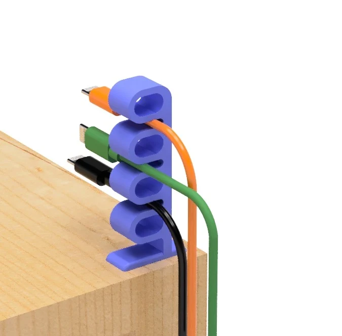 Support de câble USB en forme d'anneau