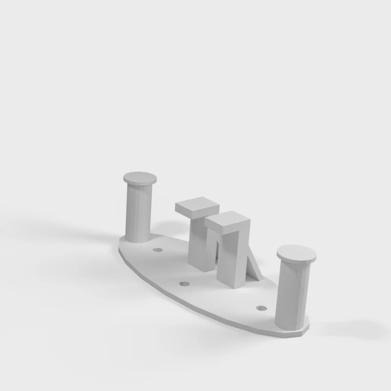 Support mural pour casque VR avec rangement pour câbles