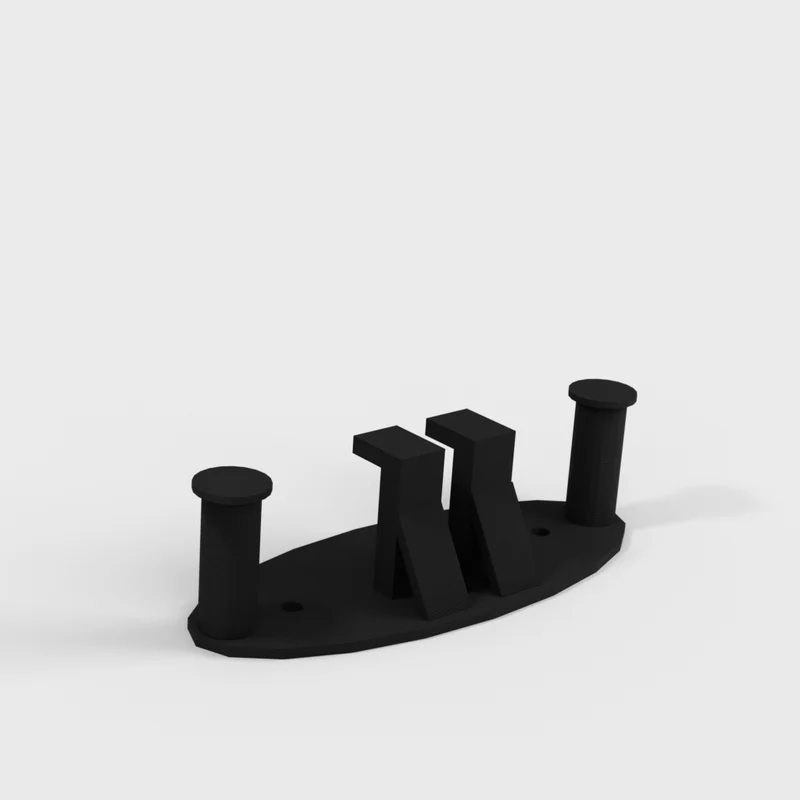 Support mural pour casque VR avec rangement pour câbles