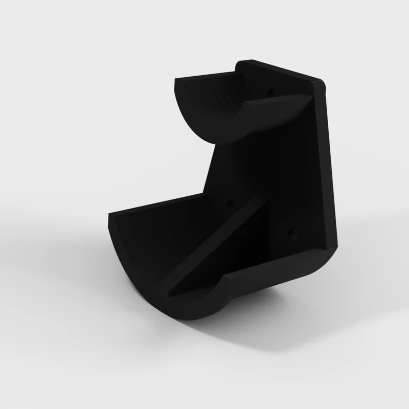 Support de casque avec rangement de câbles intégré