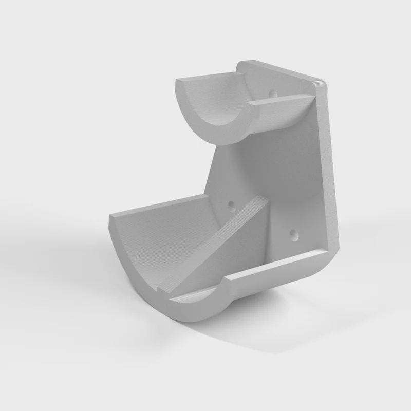Support de casque avec rangement de câbles intégré