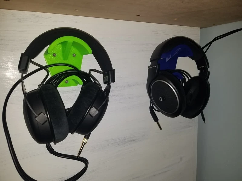 Support de casque avec rangement de câbles intégré