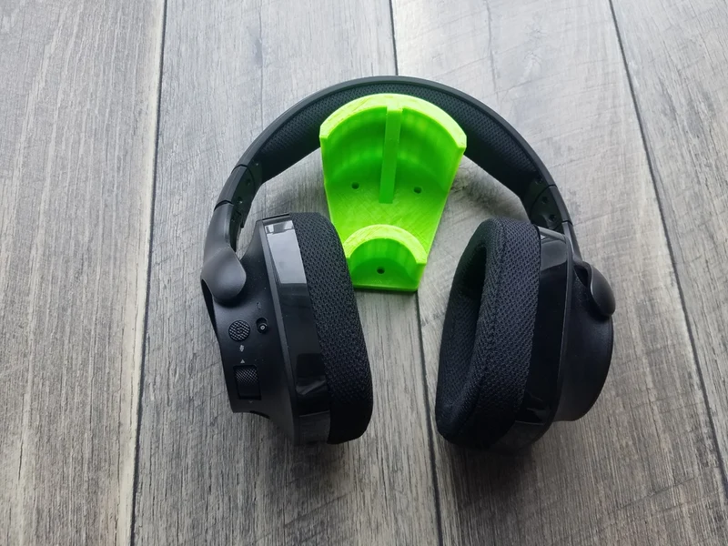 Support de casque avec rangement de câbles intégré