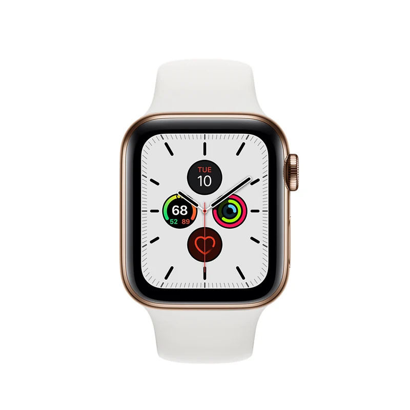 Apple Watch Series 5 Boîtier en acier inoxydable 44mm - Or