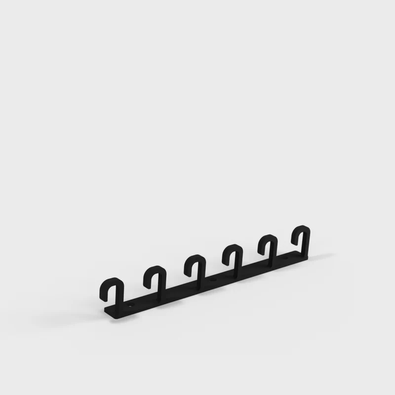 Support de câble pratique pour montage sous l'étagère