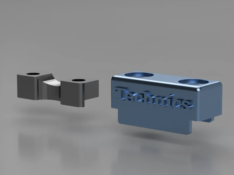 Technics 1200/1210 Pince de câble RCA et entretoise
