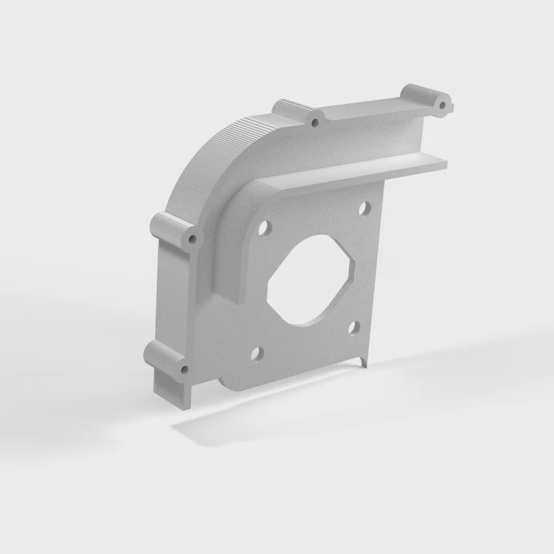 Goulotte de câbles pour montage d'extrudeuse BMG