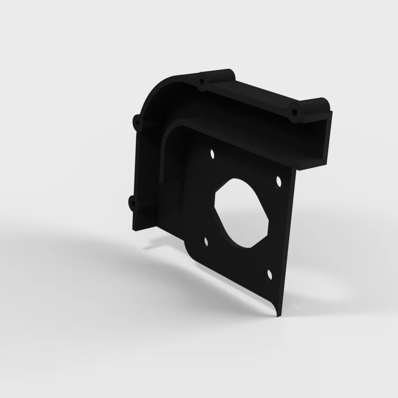 Goulotte de câbles pour montage d'extrudeuse BMG
