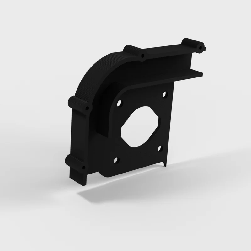 Goulotte de câbles pour montage d'extrudeuse BMG