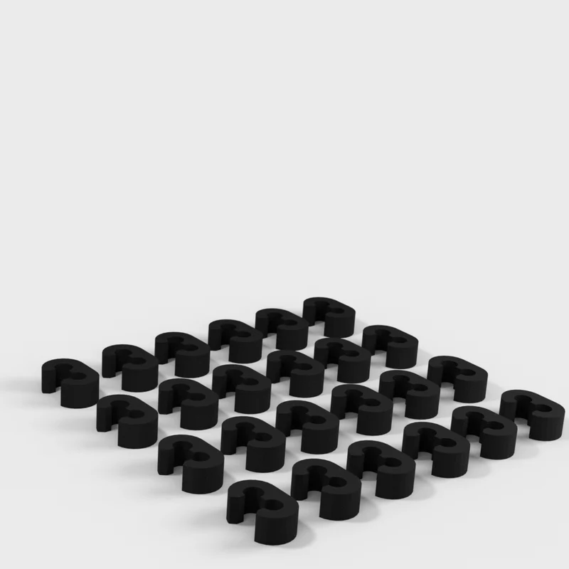 Serre-câble pour support de plantes dans le jardin