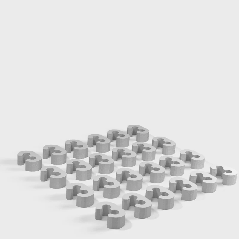 Serre-câble pour support de plantes dans le jardin