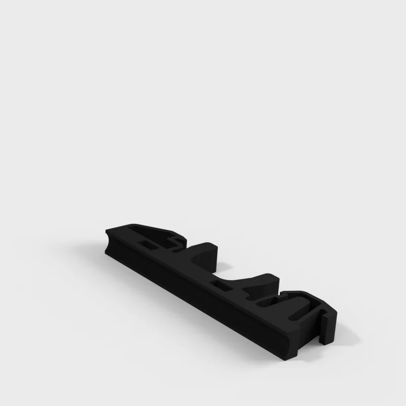 Clip de câble sur rail DIN avec option de serre-câble