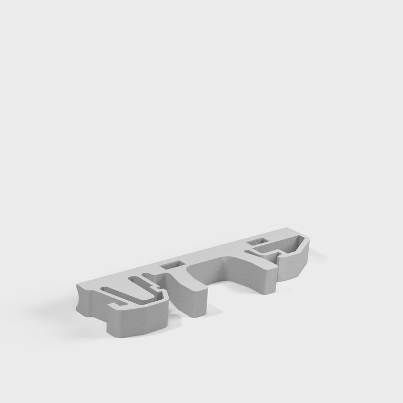 Clip de câble sur rail DIN avec option de serre-câble