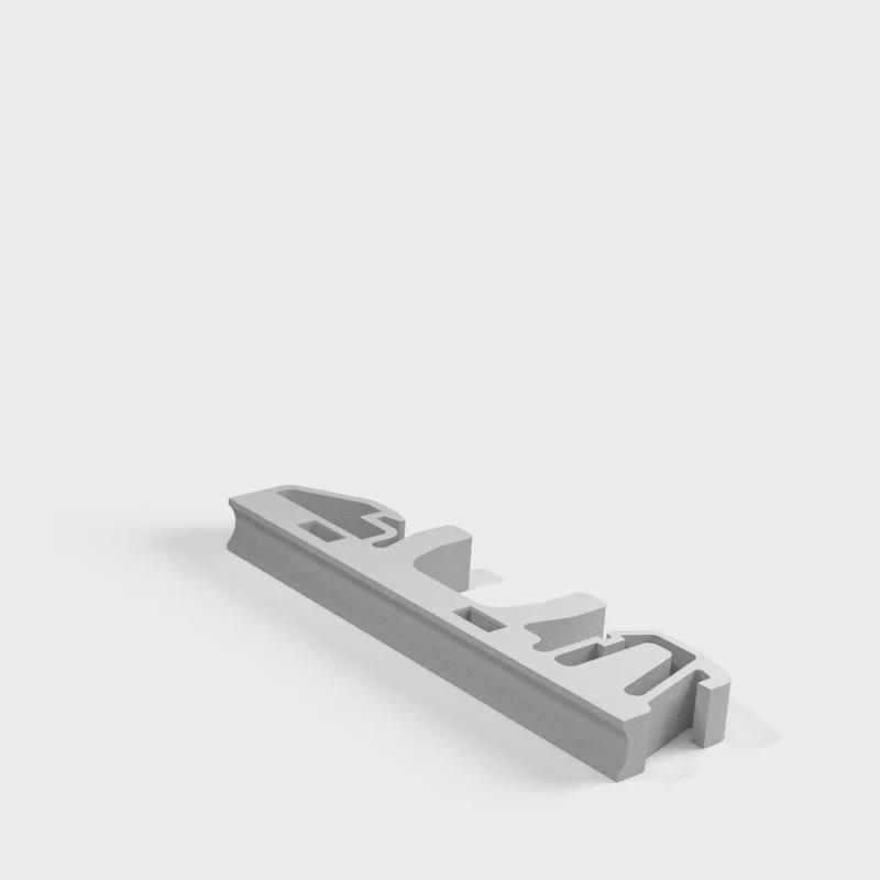 Clip de câble sur rail DIN avec option de serre-câble