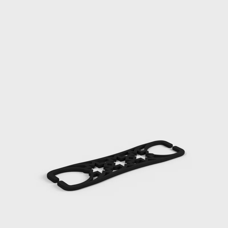Support de câble élégant pour écouteurs - Design d'étoile islamique