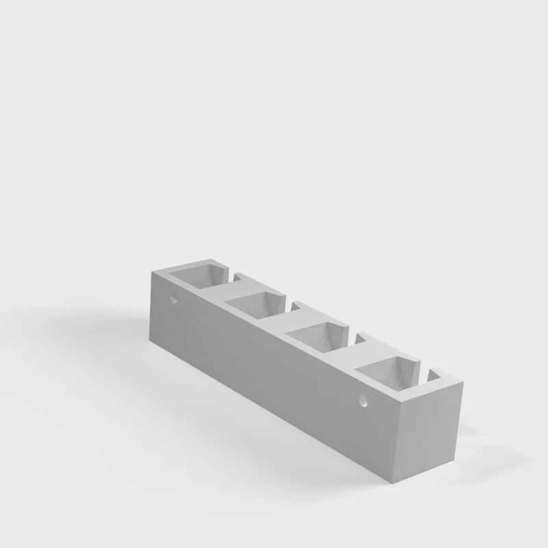 Organisateur de câbles pratique pour table de chevet et bureau