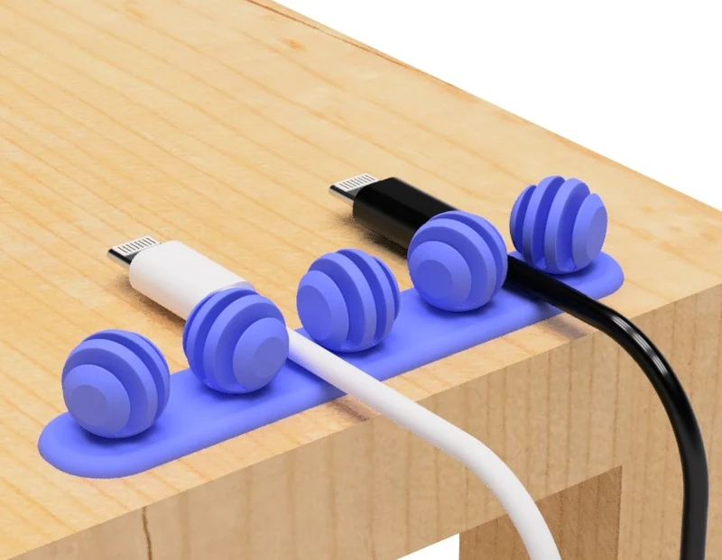 Support de câble USB en forme de cuillère à miel
