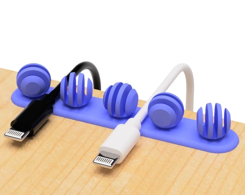 Support de câble USB en forme de cuillère à miel