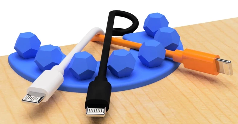 Support de câble USB (Dodécagone régulier)