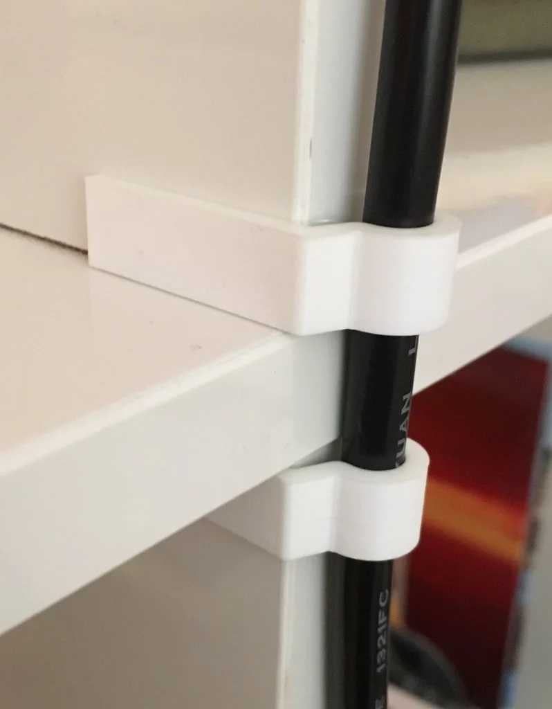 Organisateur de câbles pour IKEA Kallax