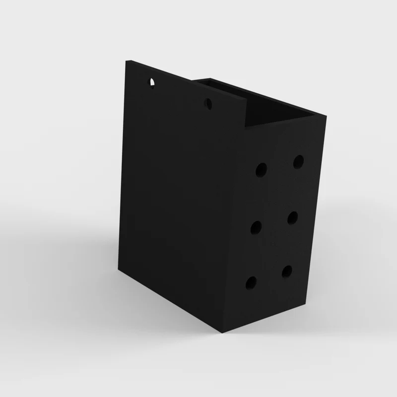Support d'alimentation Cricut avec gestion des câbles et refroidissement optimisé