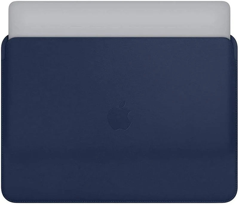 Apple MacBook Pro 13 pouces housse en cuir - Bleu Nuit