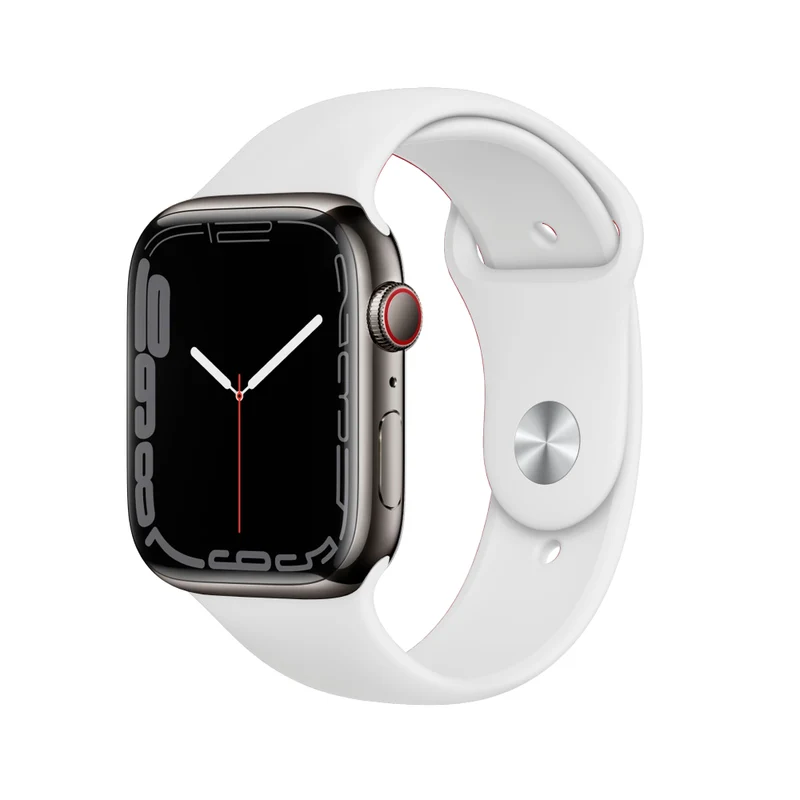 Apple Watch Series 7 Boîtier en acier inoxydable 41mm - Graphite