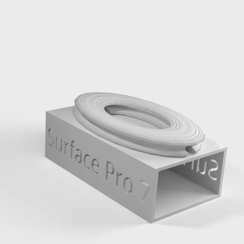 Organisateur de câbles d'alimentation pour Surface Pro 7