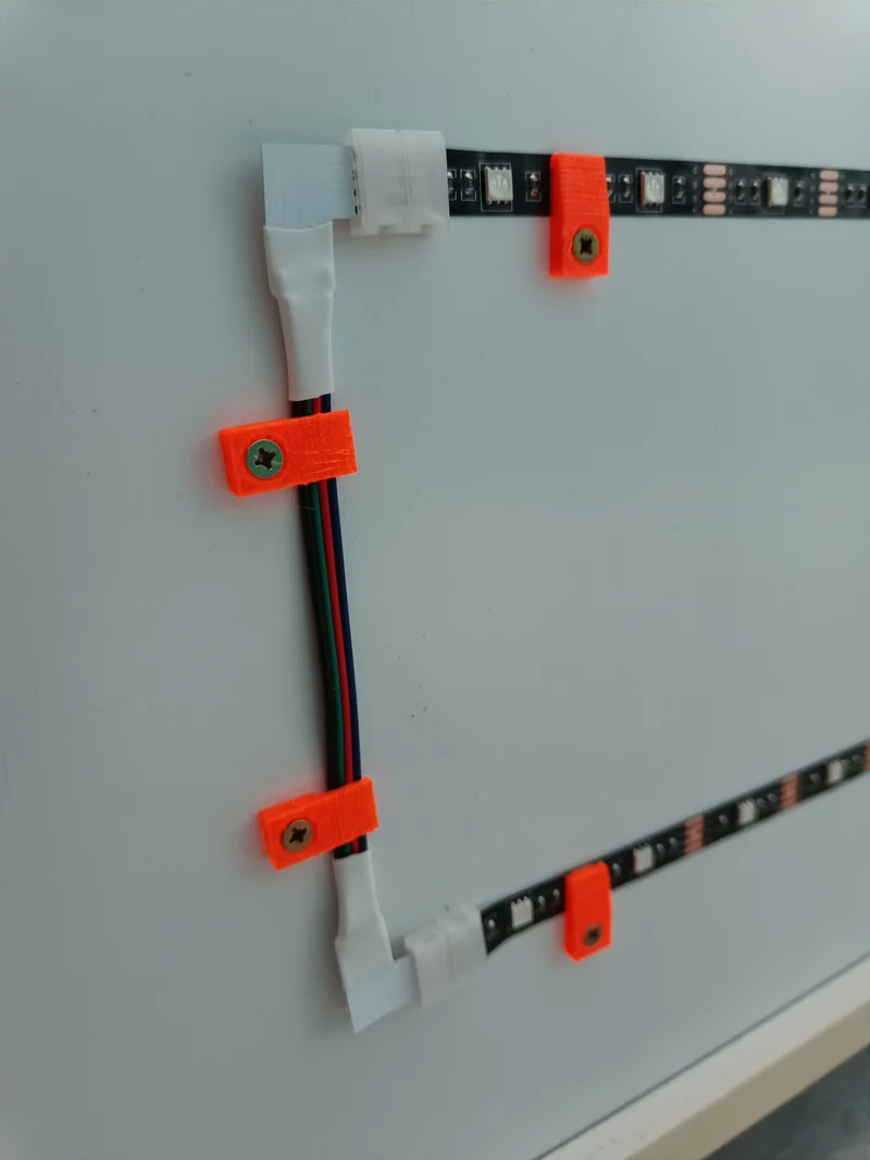 Support de câble pour bandes LED à 4 conducteurs