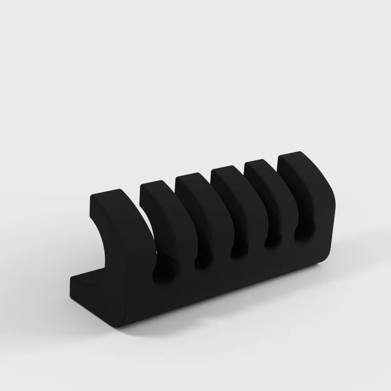Organisateur de câbles flexible avec fixation à vis pour câbles de chargeur et de souris
