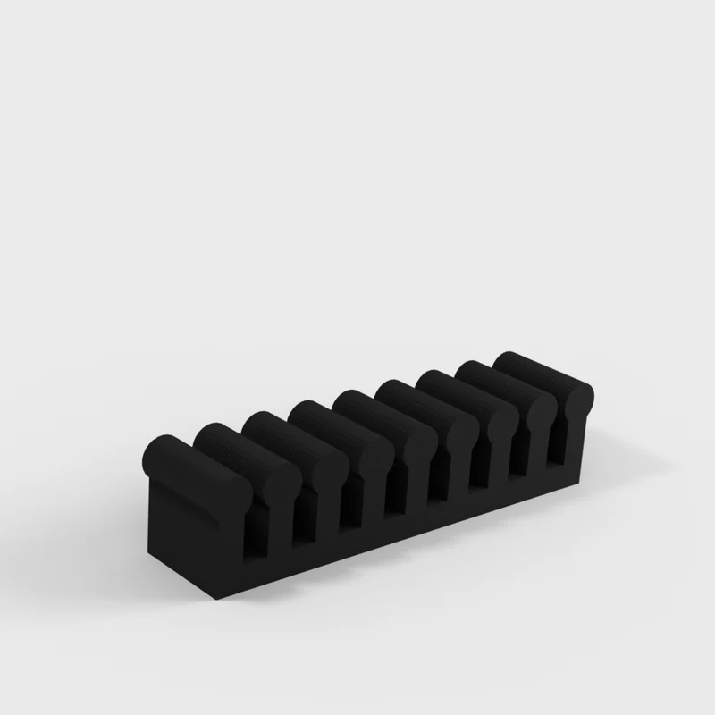 Organisateur de câbles flexible pour câbles et fils